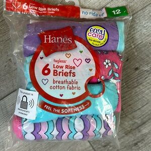 Hanes girls underwear size 10
